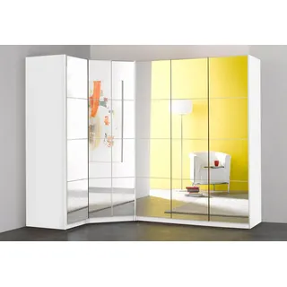 Priess Eckschrank Malaga 193 x 193 x 0 cm Weiß