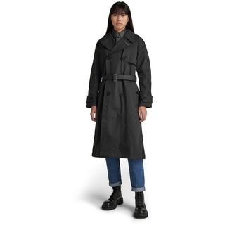 G-STAR RAW Damen High Trenchcoat, Blau (raw denim D22012-D189-001), S