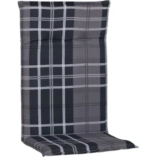 Beo Hochlehner-Sitzkissen M215 Görlitz Karo Anthrazit Grau