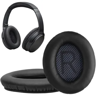 kwmobile 2X Ohr Polster für Bose Quietcomfort 35 35II 25 15 / QC35 QC35II QC25 QC15 Ohrpolster - Ersatz Ohrpolster - Kopfhörer Ersatzteile - Kopfhörer Ersatzpolster für Over Ear Headphones