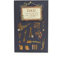 UK Greetings Vatertagskarte für Papa – süßes Design