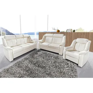 sit&more Polstergarnitur »Basel« Set, bestehend aus 3-Sitzer + Sessel,