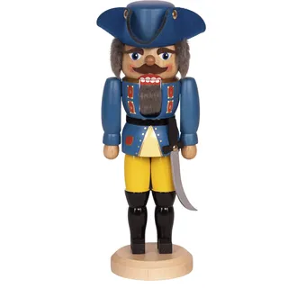 SAICO Nussknacker, Holz, blau, 29cm