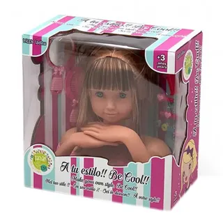 Tachan Büste Eines Mädchens Mit Friseurset - Multicolor - 3-6 Jahre