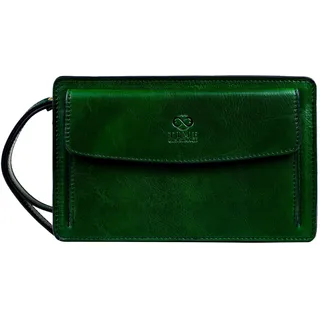 Time Resistance Lederclutch für Herren - Handtasche - Ledertasche Herren - Edles Portmonee - Umhängetasche - Clutch aus Leder