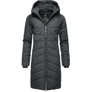 Ragwear Steppmantel »Steppmantel Dizzie Coat Print«, grau