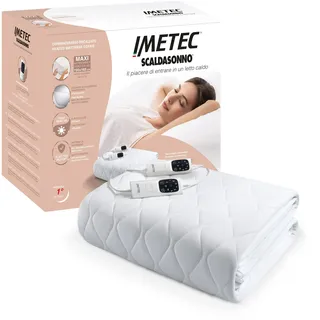 Dreamland Imetec Adapto Maxi Doppelbett-Spannwärmeunterbett 195 x 165 cm Weiß