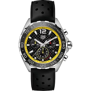 Tag Heuer Formula 1 Herrenuhr Chronograph silber schwarz gelb CAZ101AC.FT8024 - Silber