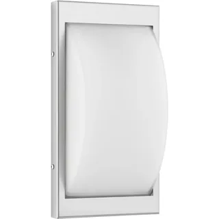 Lcd Außenwandleuchte Edelstahl 068 E27 IP44 spritzwassergeschützt silber