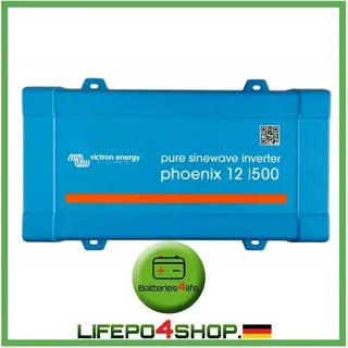 Victron Energy Phoenix VE.Direct 12/500 Wechselrichter 17,2 x 8,6 x 27,5 cm Blau