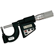 Starrett 769AXFL Mikrometer für LCD-Röhre, Reibungsaugen, Sicherungsmutter, Hartmetall-Flächen, 0-2,5 cm Reichweite, 0,00005 cm Skala