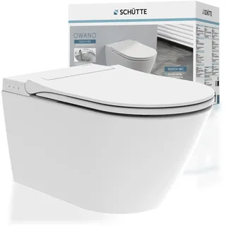Schütte Dusch-WC mit WC-Sitz Weiß