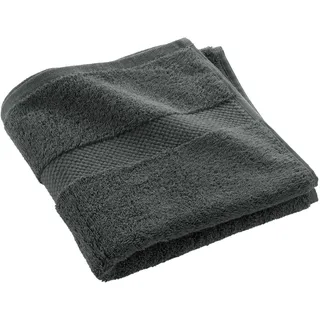 Douceur d'Intérieur Elegance Handtuch (50 x 90 cm), Anthrazit, 100% Baumwolle, einfarbig