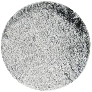 Sitzkissen Romance rund grau meliert Ø 35 cm