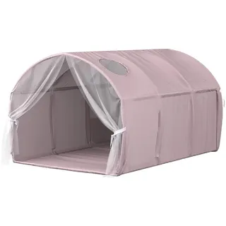 VitaliSpa Tunnelzelt Kubby Rosa 100 x 80 cm mit Fenster und Netz , Pink , Textil , Rund , 100x140 cm , Spielzeug, Kinderzelte