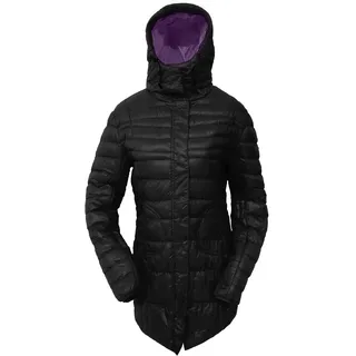 Steppjacke DEPROC ACTIVE "GILMOUR II LONG", Damen, Gr. 52 (XXL), schwarz, Web, 100% Polyester, hüftbedeckend, mit Gummizug, Jacken Steppjacke, auch in Großen Größen erhältlich