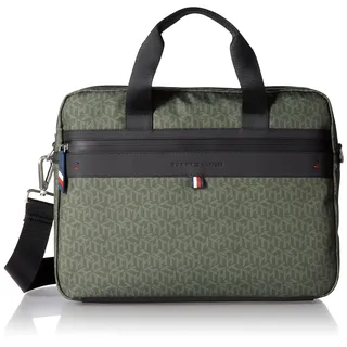 Tommy Hilfiger Herren Aktentasche Leo Army Green/Faded Military One Size, Armeegrün/verblasstes Militär, Einheitsgröße