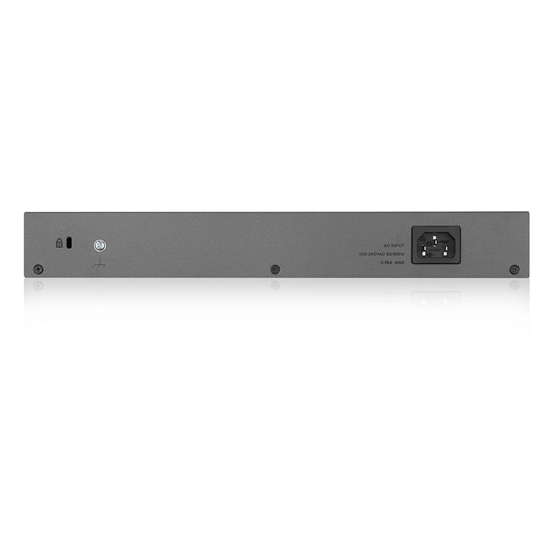 Bild von GS1350 Desktop Gigabit Smart Switch, 16x RJ-45, 2x RJ-45/SFP, PoLRE/PoE+ (GS1350-18HP)