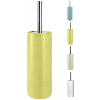 Spirella WC Bürste Toilettenbürste Klobürste Tube Ribbed Steingut 11 x 41,5 cm - Grün