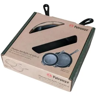 Petromax Pfannen-Set 25 cm und 30 cm Gusseisen schwarz