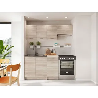 Mirjan24 Küchenzeile Mela 180 cm Beige