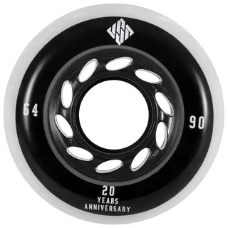 USD SKATES Team 4 Units Rad / Black / White - 64 mm / 90A