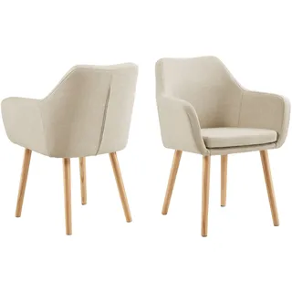 SalesFever Armlehnstuhl Polyester beige