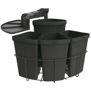 Cabbi 4, Abfallsammler für Schwenktechnik, hellgrau