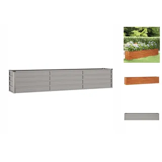 vidaXL Hochbeet Rostig 240 x 40 x 45 cm Braun