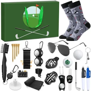 Adventskalender Golf 2026 für Männer & Jungen, 24 Tage Golfzubehör & Werkzeug