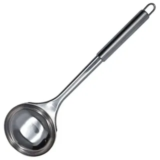 Fackelmann 670433 Edelstahl zum Servieren, 32 x 9 x 2 cm, 1 Stück. elementar Suppentopf, silber