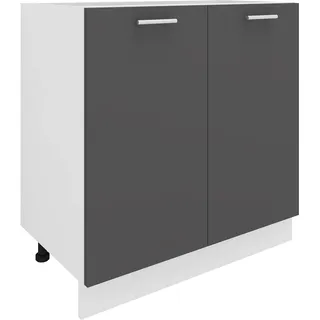 VCM Unterschrank Esilo 80 x 46 x 82 cm Grau
