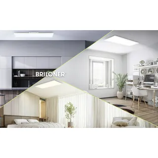 Briloner LED Panel 1 x 100 x 25 x 6 cm weiß