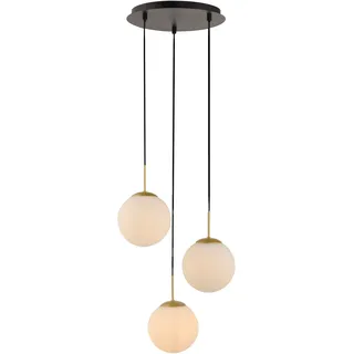 LeGer Home by Lena Gercke Elorea 1-flg. Ø 16 cm rund schwarz/gold/messing