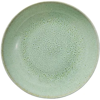 Butlers Salatschale Tavira 1,9L , Grün , Keramik , 30x8x30 cm , Geschirr, Schalen & Schüsseln, Salatschüsseln