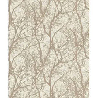 Rasch Textil Rasch Tapeten Vliestapete (Floral) beige Gold 10, 05 M x 0, 53 M Tapetenwechsel 633245