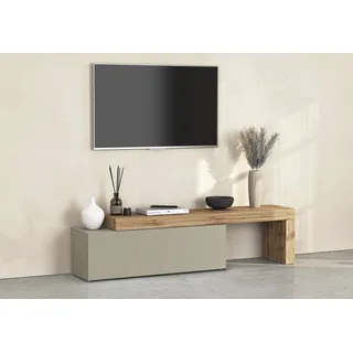 INOSIGN »Chronos TV-Board, T-Schrank« Breite verstellbar von 180 bis 290 cm, TV-Board,Lowboard,1 Klappe und ein L-Förmiger Aufsatz