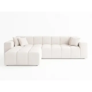 GRAINGOLD Eckcouch Polyester 3-Sitzer Beige