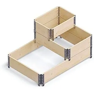 Holz-Stufenbeet Hochbeet Wendeltreppe Pflanzkasten Blumenkasten Kräuterbeet