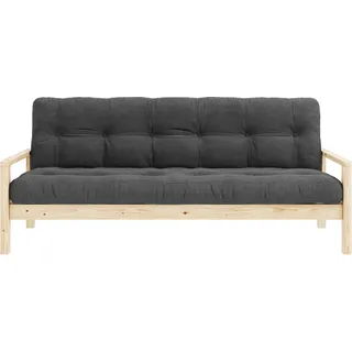 Karup Design Schlafsofa »KNOB« mit Futonmatratze, verschiedene Farben, FSC®-zertifiziert, Kiefer, schwarz