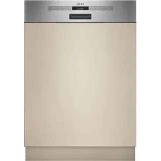 Neff N50 S145EBS16E Einbau-Geschirrspüler (teilintegrierbar, 600 mm breit, Edelstahl)