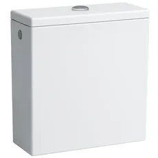 Laufen PRO Spülkasten, 2-Mengen Spülung, 6 L, Wasseranschluss seitlich, weiß, H829951, Farbe: Weiß mit LCC