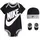 Nike Kurzarm-set Black 6-12