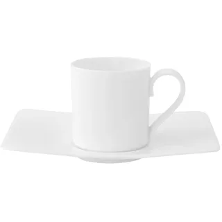 Villeroy & Boch Espressotasse mit Untertasse 0,06 l Weiß