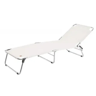 JAN KURTZ Amigo Sonnenliege 190 x 60 x 30 cm Weiß