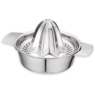 WEIS Zitruspresse Zitronenpresse mit Auffangschale 150 ml Edelstahl
