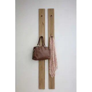 Garderobenpaneel OTTO HOME "Brodi", natur geölt, B:12cm H:160cm T:2cm, Massivholz, Garderobenpaneele, Garderobenpaneel, aus massiver Eiche, FSC-zertifiziert