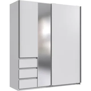 WIMEX Schwebetürenschrank Stade 168 x 198 x 63 cm Weiß