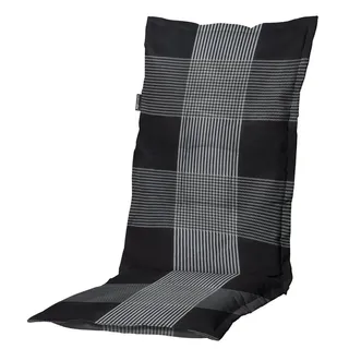 MADISON N.Y Hochlehner Auflage 120 x 50 x 8 cm grau kariert 1 St.