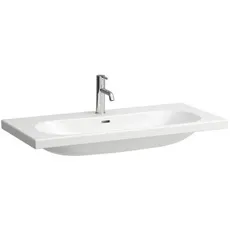 Laufen Lua Waschtisch, 3 Hahnlöcher, mit Überlauf, 1000x460mm, 4H810089, Farbe: Weiß mit LCC